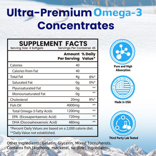 VANI Fish Oil omega-3 softgels closeup highlighting compact capsules for easy swallowing.