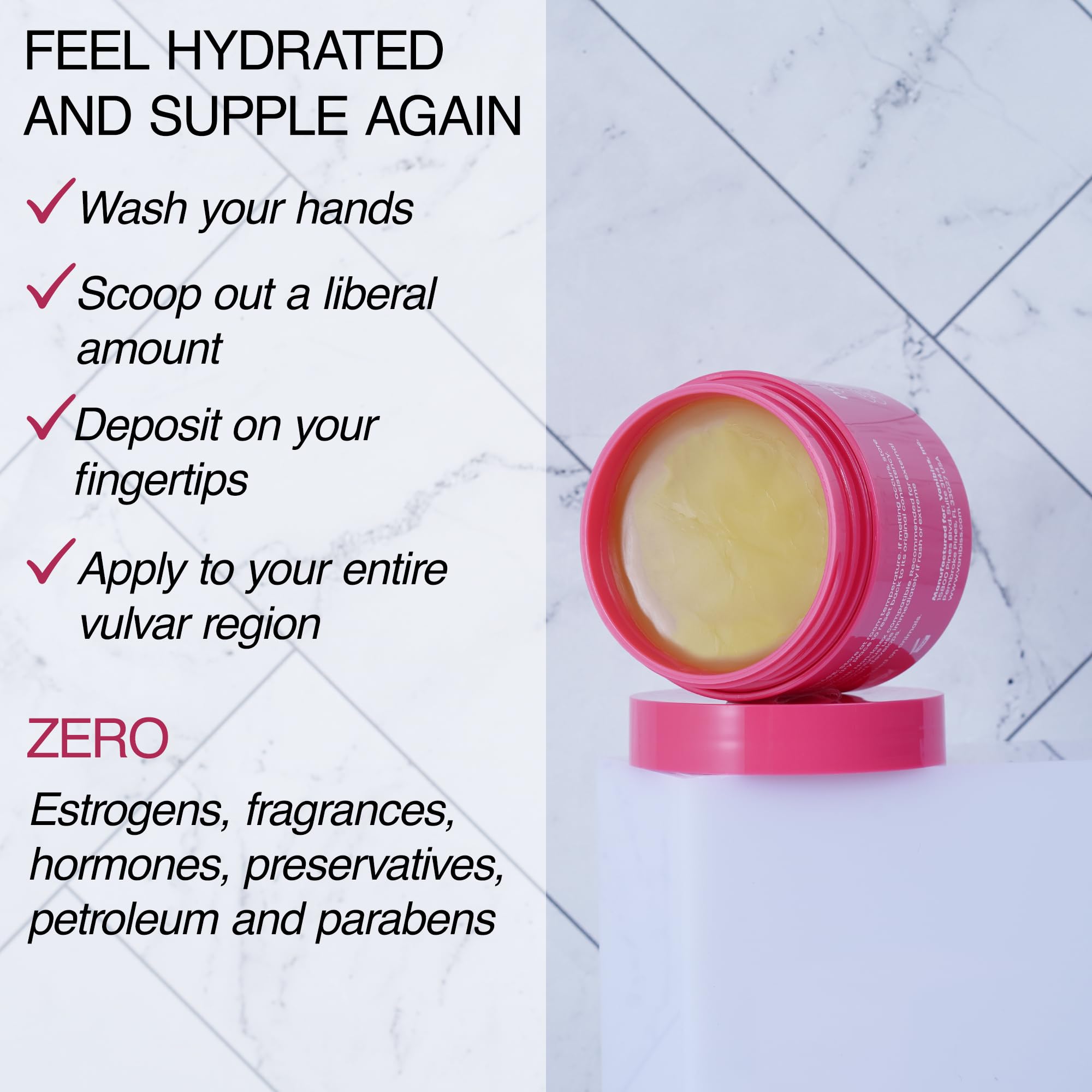 Suitable for sensitive skin and hormone-free formula.