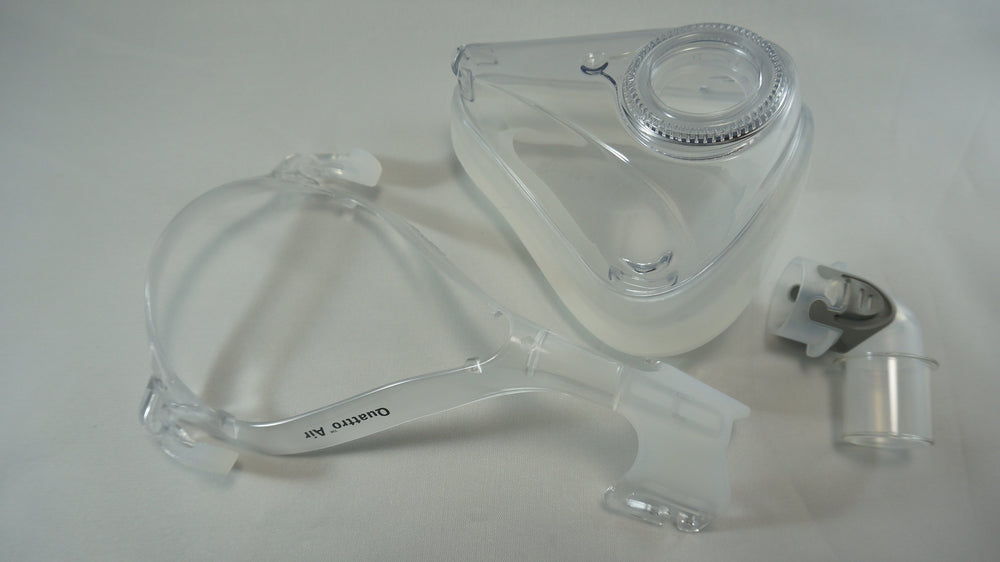 VANTAKOOL Quattro Air elbow attachment supports secure mask connection.