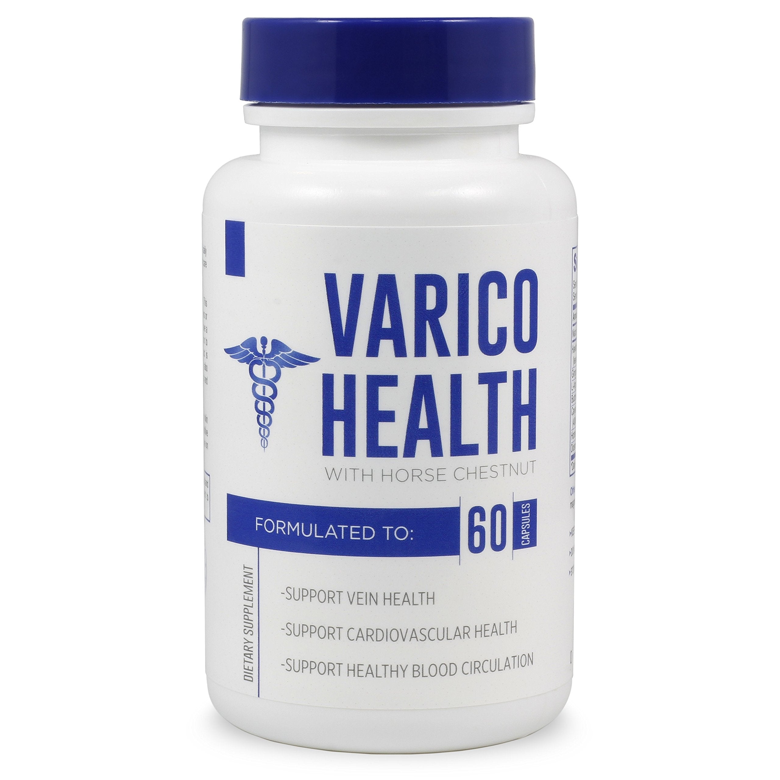 Varaco Health bottle front for easy daily use and brand recognition