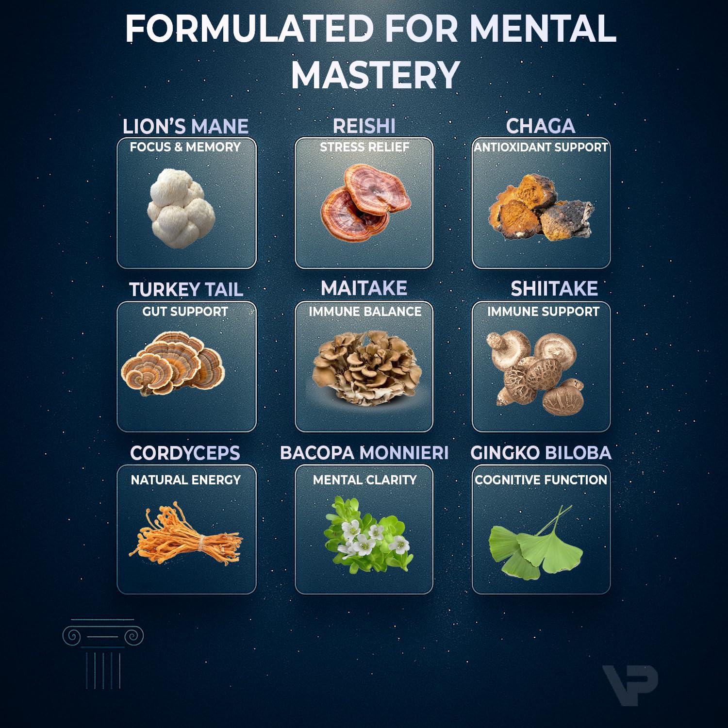 Varipeak gummies closeup emphasizing chewable brain support for memory and clarity