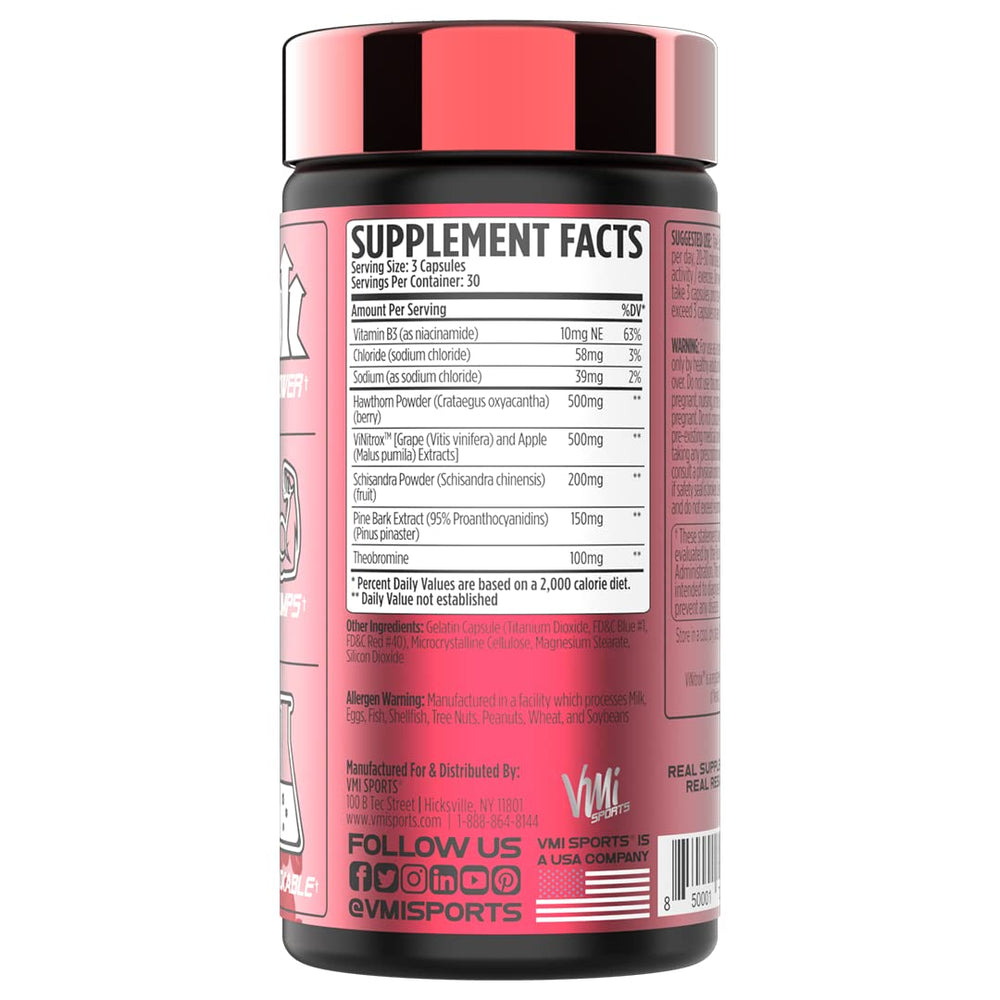Hawthorn-based Vasogen Ultra ingredient close-up for herbal nitric oxide support