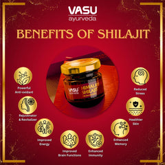 Dissolved VASU Shilajit resin in water ready to drink for vitality
