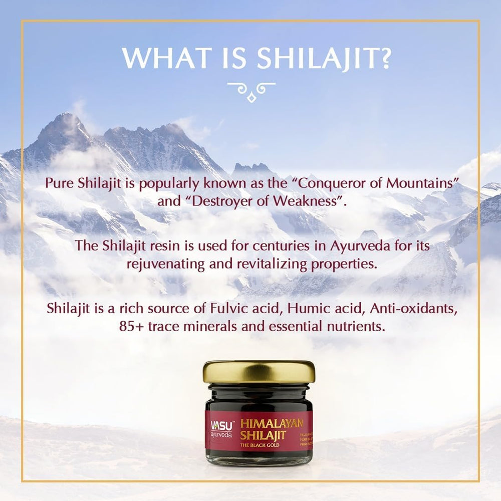High-altitude Himalayas origin signals premium source and mineral richness of VASU Shilajit