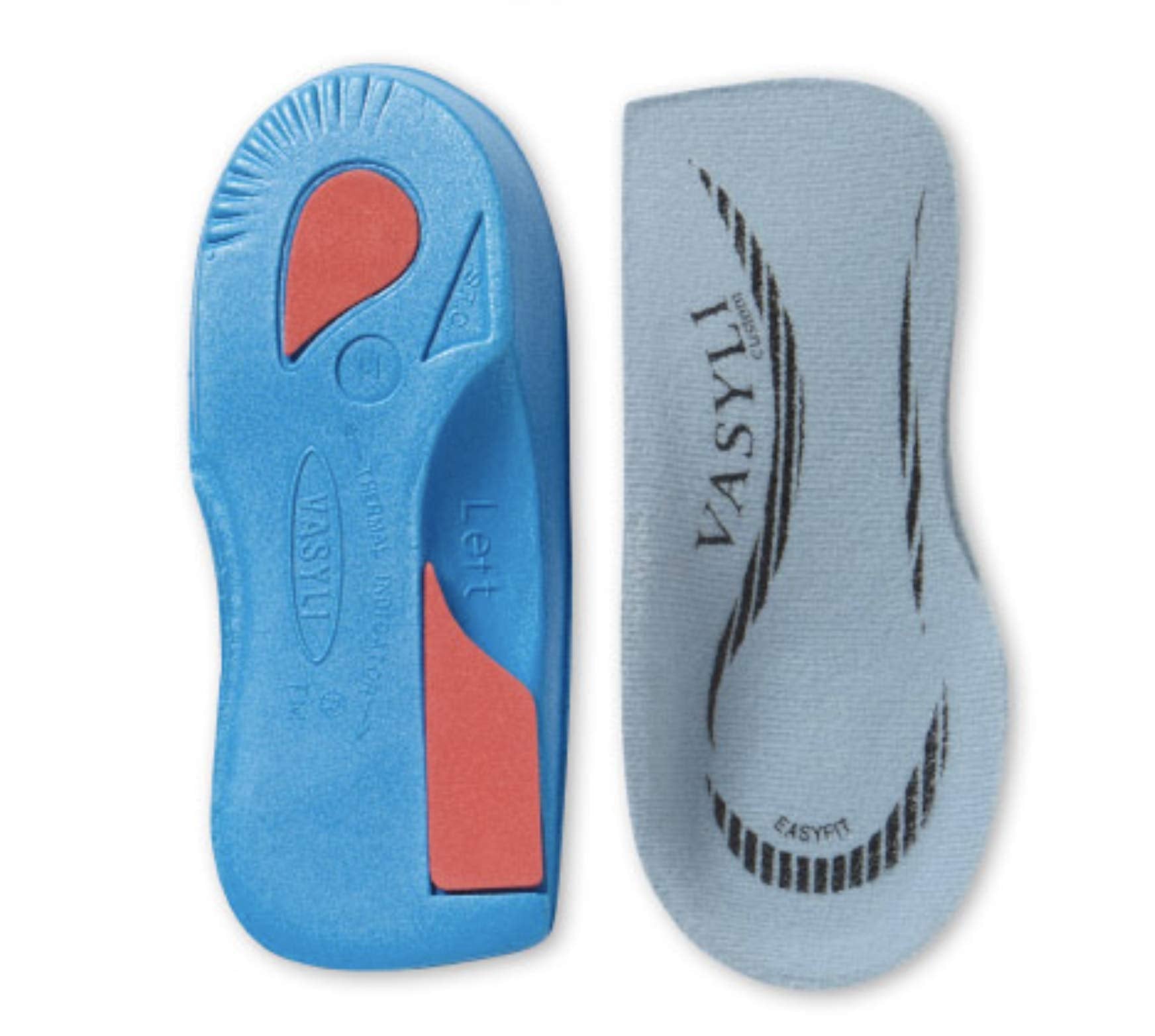 Vasyli Custom Easyfit insoles heat-molded for precise, comfortable fit.
