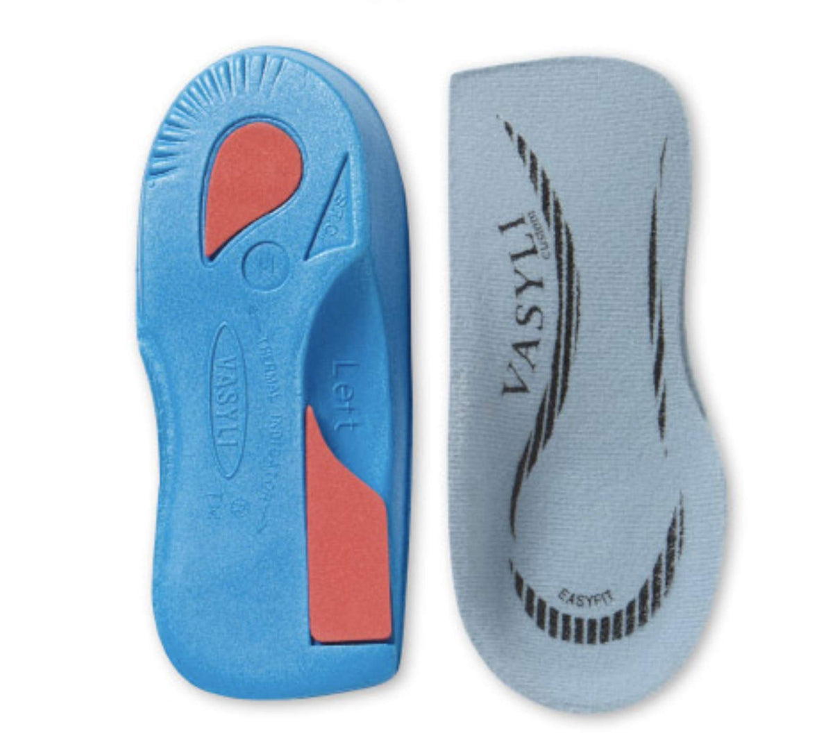 Vasyli Custom Easyfit insoles heat-molded for precise, comfortable fit.