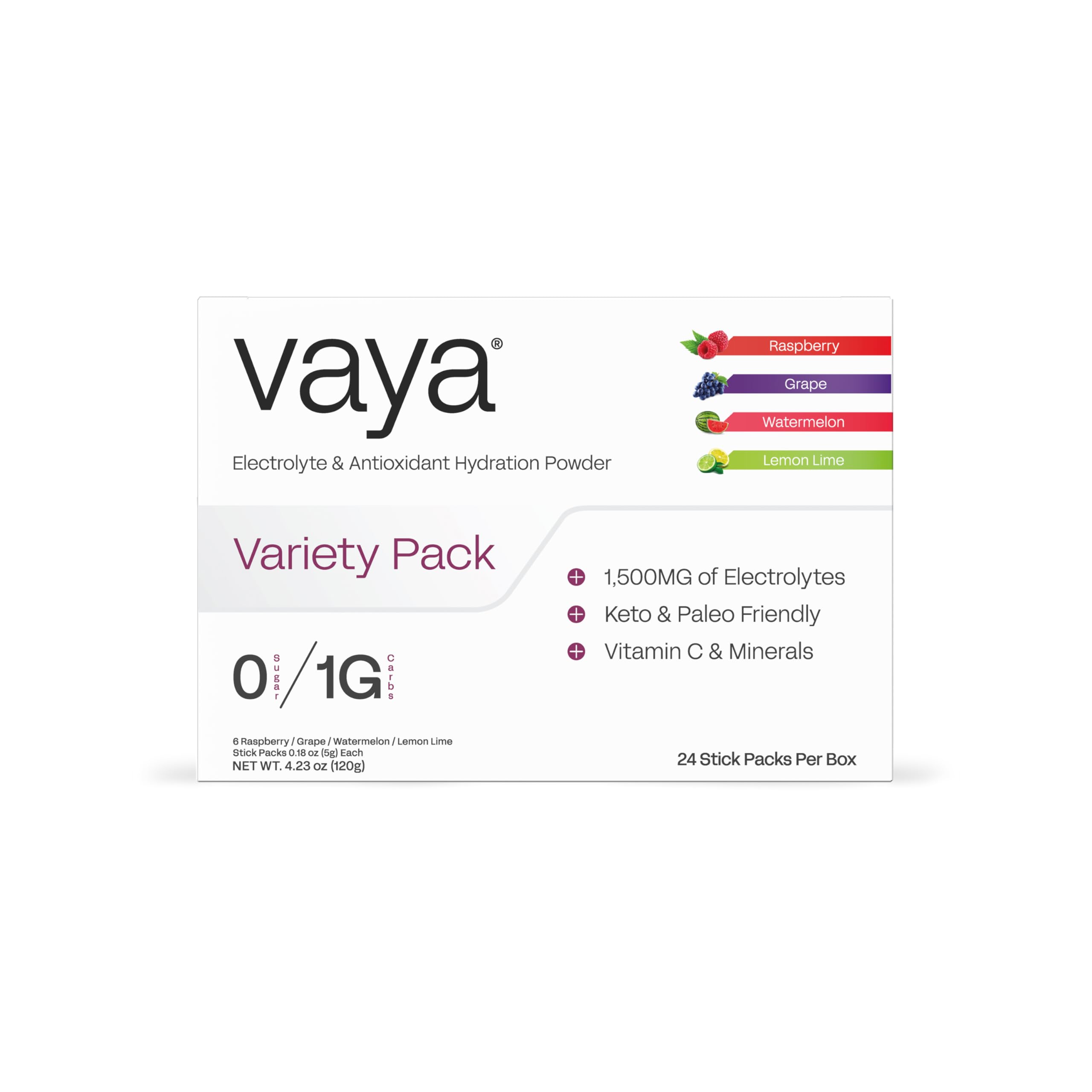Vaya Raspberry packet for quick hydration during workouts