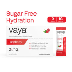 Vaya Vitamin C and Zinc label highlighting immune-support ingredients.