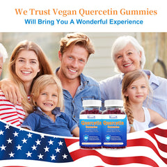 Berry-flavored Vazatisi gummies ready to enjoy with a glass of water.