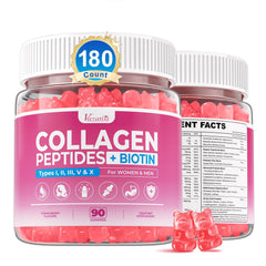 Vazatisi Collagen Gummies bottle close-up, showcasing convenient daily beauty support.