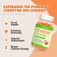 Vazatisi CoQ10 Gummies ingredient panel highlights diverse antioxidants.