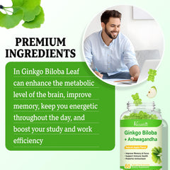Vazatisi Ginkgo Biloba Gummies desk setup suggests on the go focus