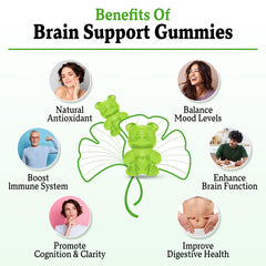Vazatisi Ginkgo Biloba Gummies packaging label highlights quality and trust