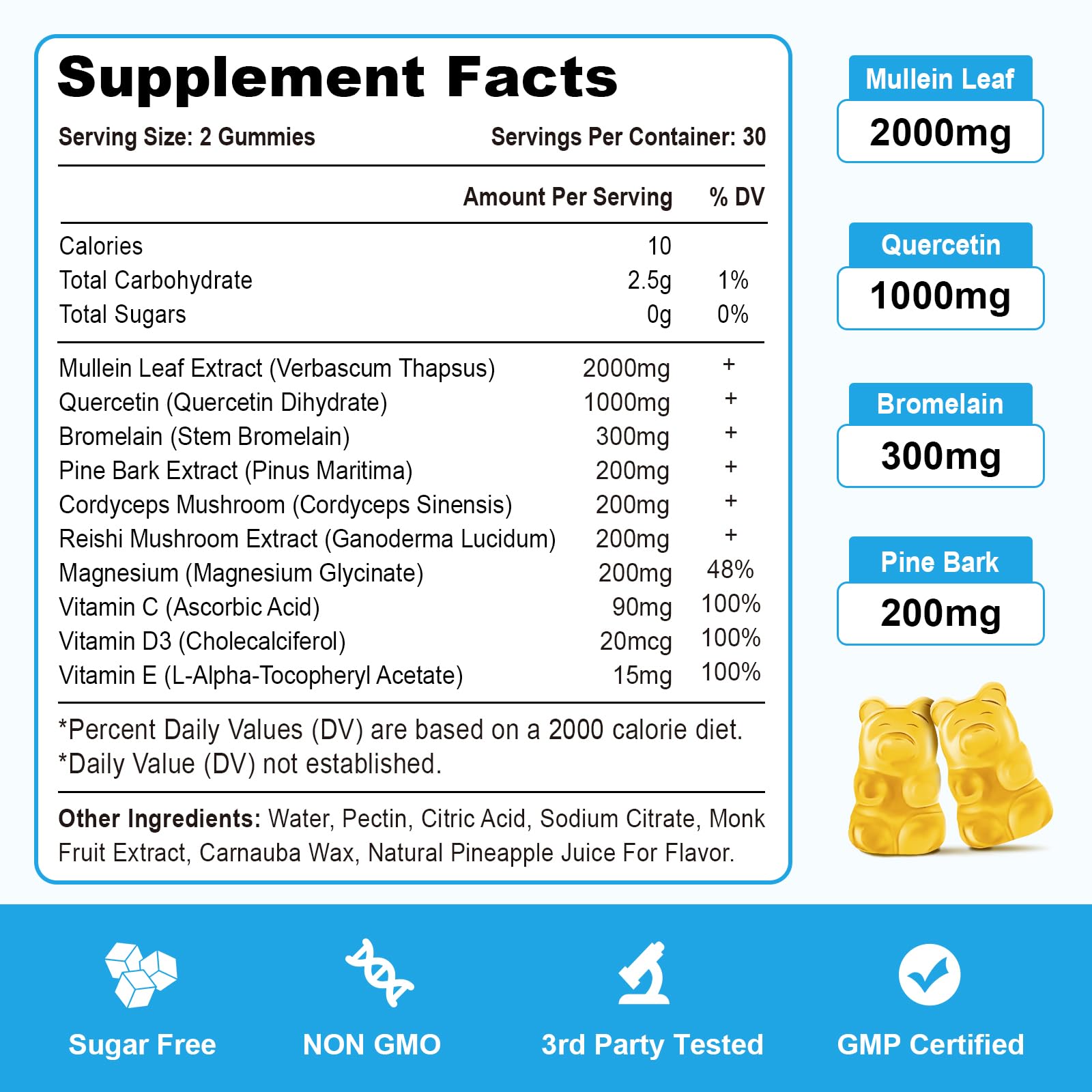 Vazatisi Mullein Gummies ready for daily routine.