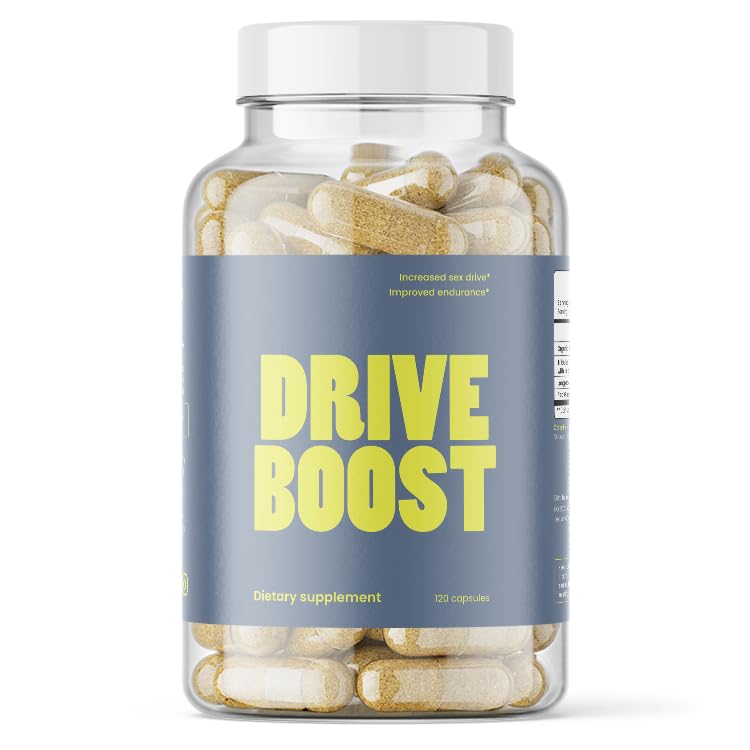 VB Health Drive Boost capsules close-up for daily stamina support.