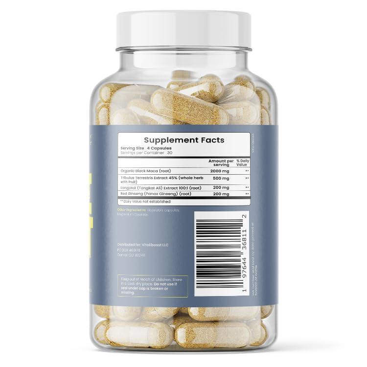 VB Health Drive Boost capsules in hand ready for daily vitality routine.