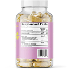 VB Health Soaking Wet ingredients chart emphasizes lactobacilli and vitamins.