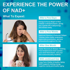 VBTOP NAD+ packaging showing GMP-certified quality and safety.