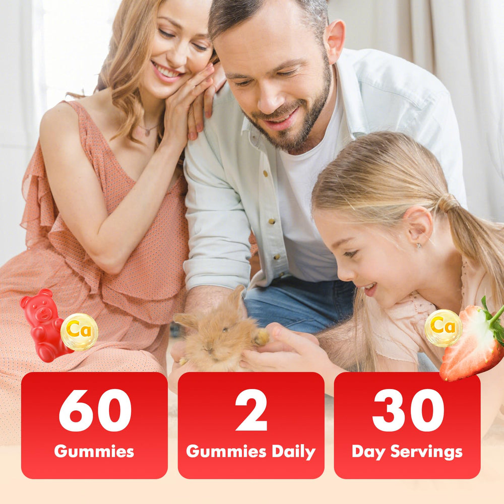 VCCHUYH calcium citrate gummies daily-use image demonstrates tasty, convenient habit support.
