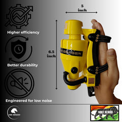 VDOHONEST massager plugged into a 110V US outlet for continuous power.