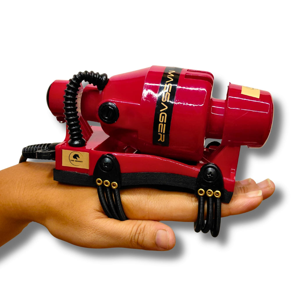 VDOHONEST full-body massager red front view for versatile relief