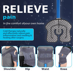 Veanvoky 12-quart cooling tank supports extended cold therapy sessions.