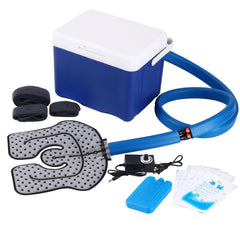 Veanvoky cold therapy machine front view showing compact design for targeted relief