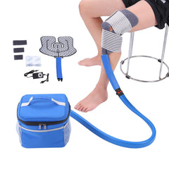 Veanvoky cold therapy system for knee pain with Azure finish, supports post-activity relief