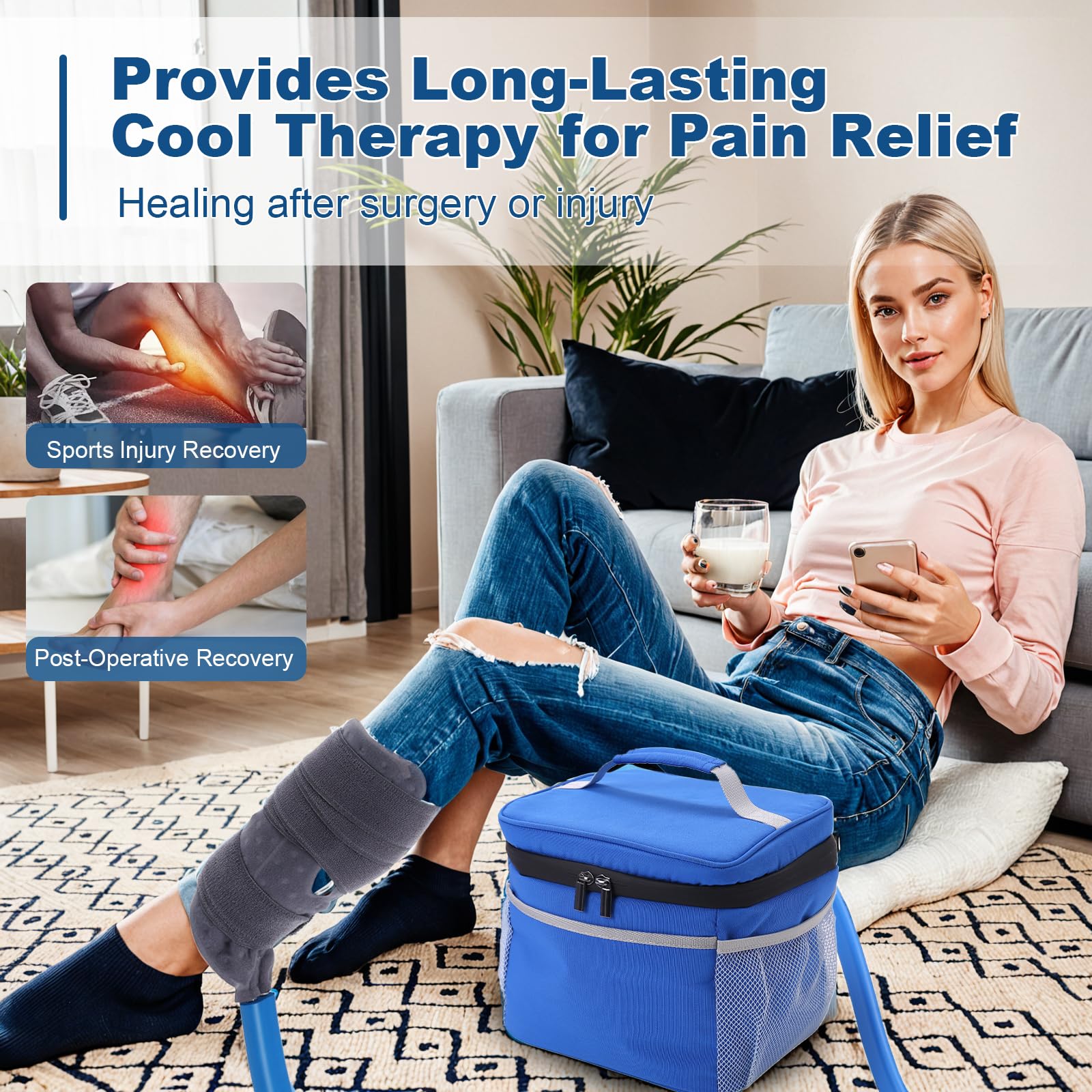 Veanvoky collapsible insulated tank for easy transport and stable cold temps