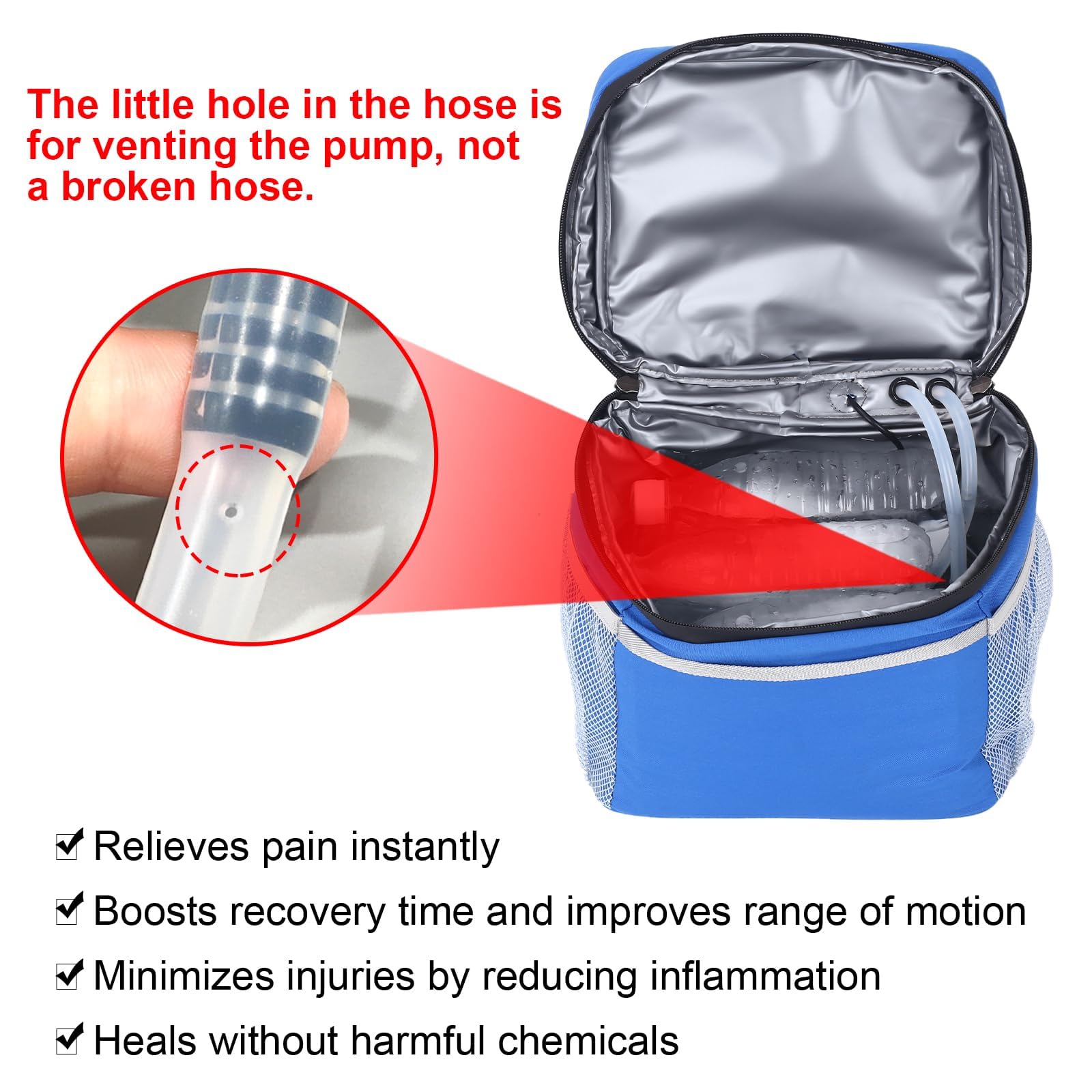 Veanvoky ice bucket with lid showing long-lasting cooling sessions.