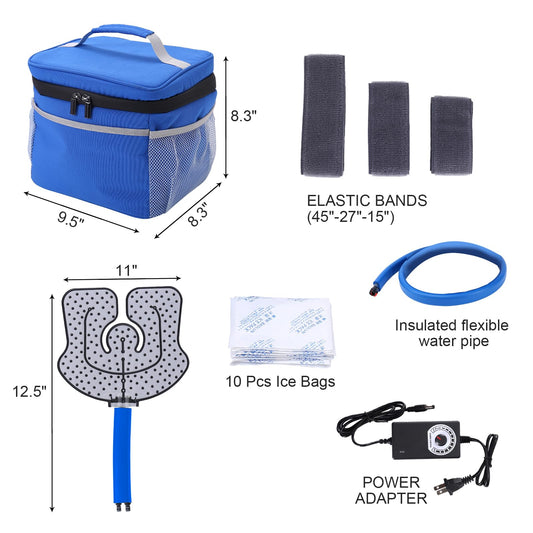 Veanvoky ice machine 9-quart tank for longer cold therapy sessions
