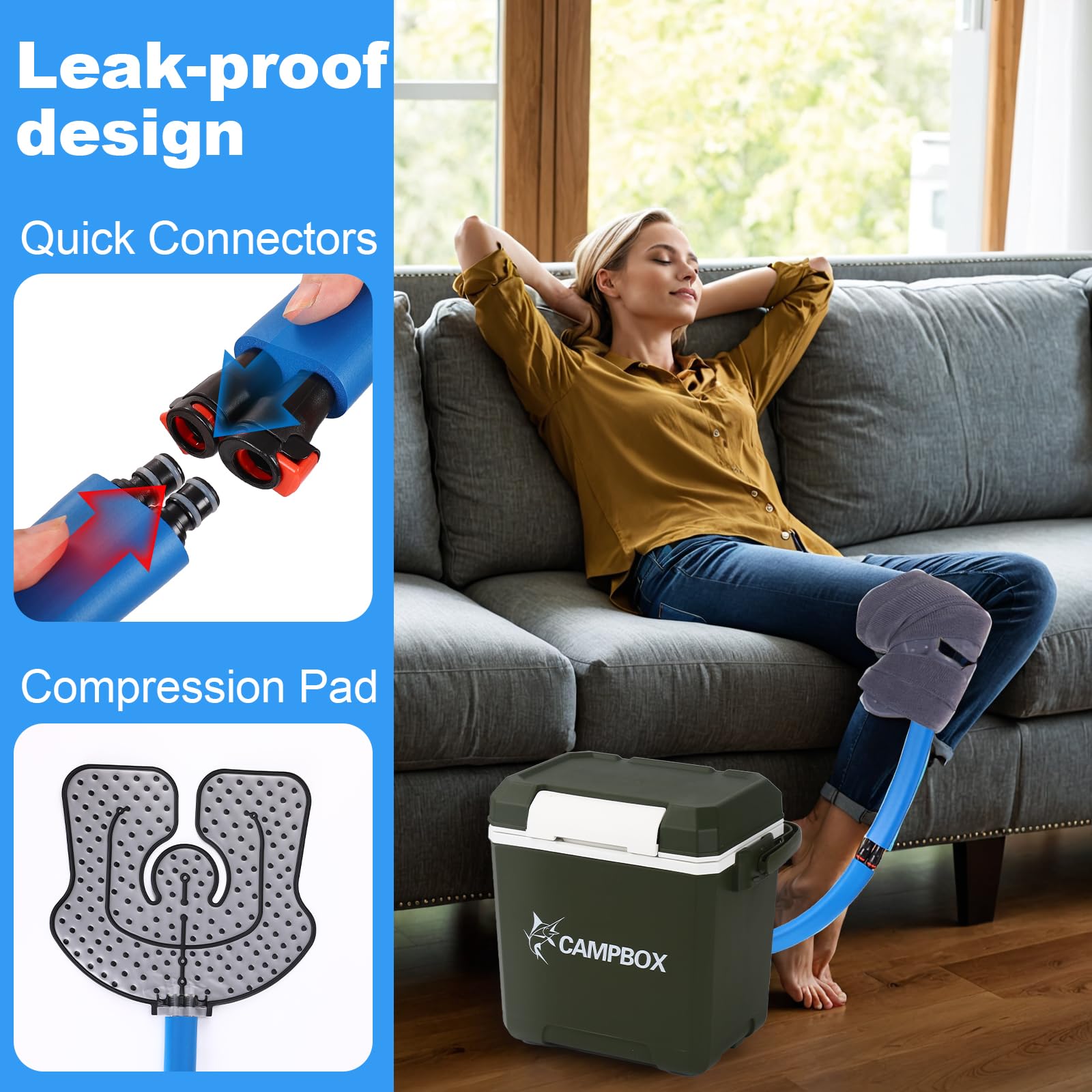 Veanvoky portable cold therapy tank for on-the-go relief.