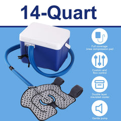 Veanvoky knee pad attachment for targeted post-surgery relief.
