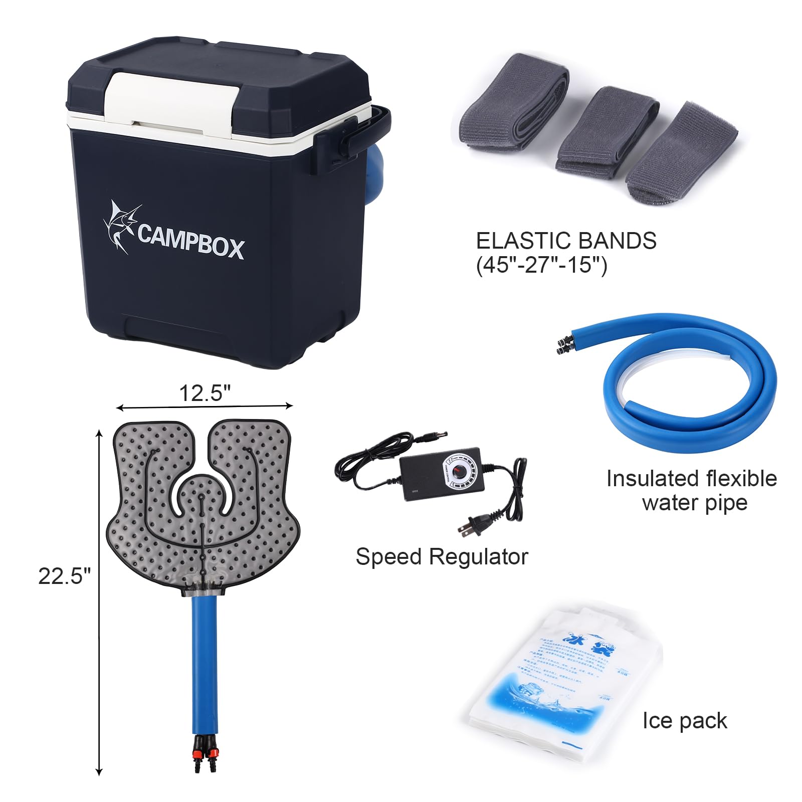 Veanvoky universal compression pad setup for shoulder, hip, or ankle.