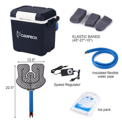 Veanvoky universal compression pad setup for shoulder, hip, or ankle.