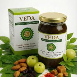 VEDA Chyawanprash spread on toast for a naturally sweet morning boost.