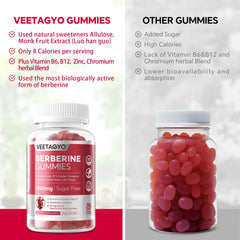 VEETAGYO berberine gummies in hand signaling accessible daily wellness
