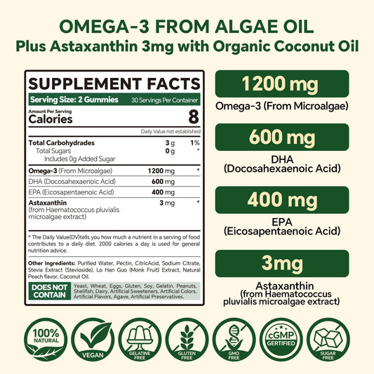 VEETAGYO inner jelly layer visible in omega-3 gummies with microalgae DHA and EPA