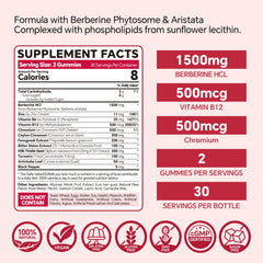 VEETAGYO sugar-free berberine gummies jar for convenient daily use