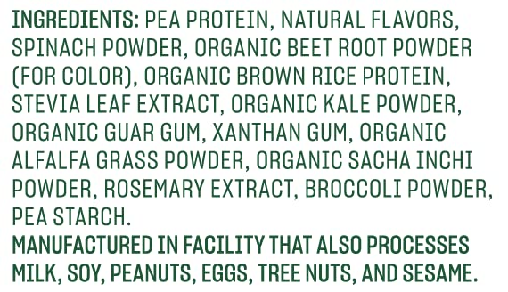 Vega Protein and Greens Chocolate tub perfect for a rich, indulgent vegan shake.