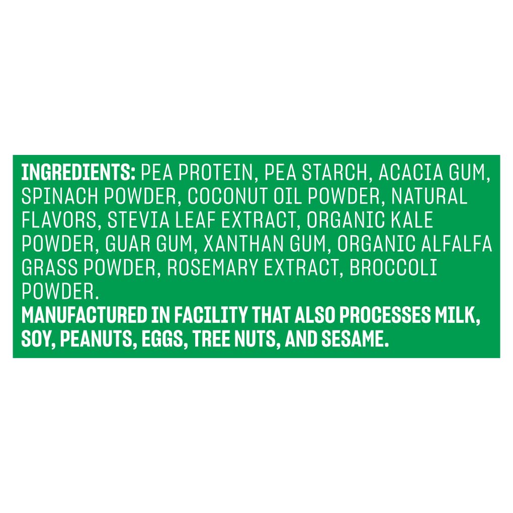 Vega Protein and Greens Vanilla label shows vegan, non-GMO, gluten-free status
