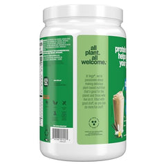 Vega Protein and Greens Vanilla scoop measuring a serving for post-workout fuel