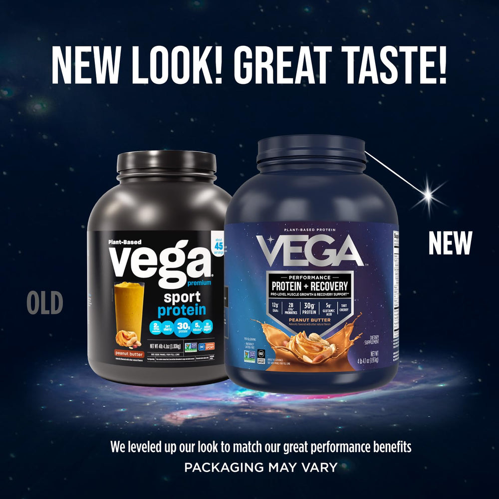 Vega Sport Peanut Butter shaker blends smoothly into smoothies.