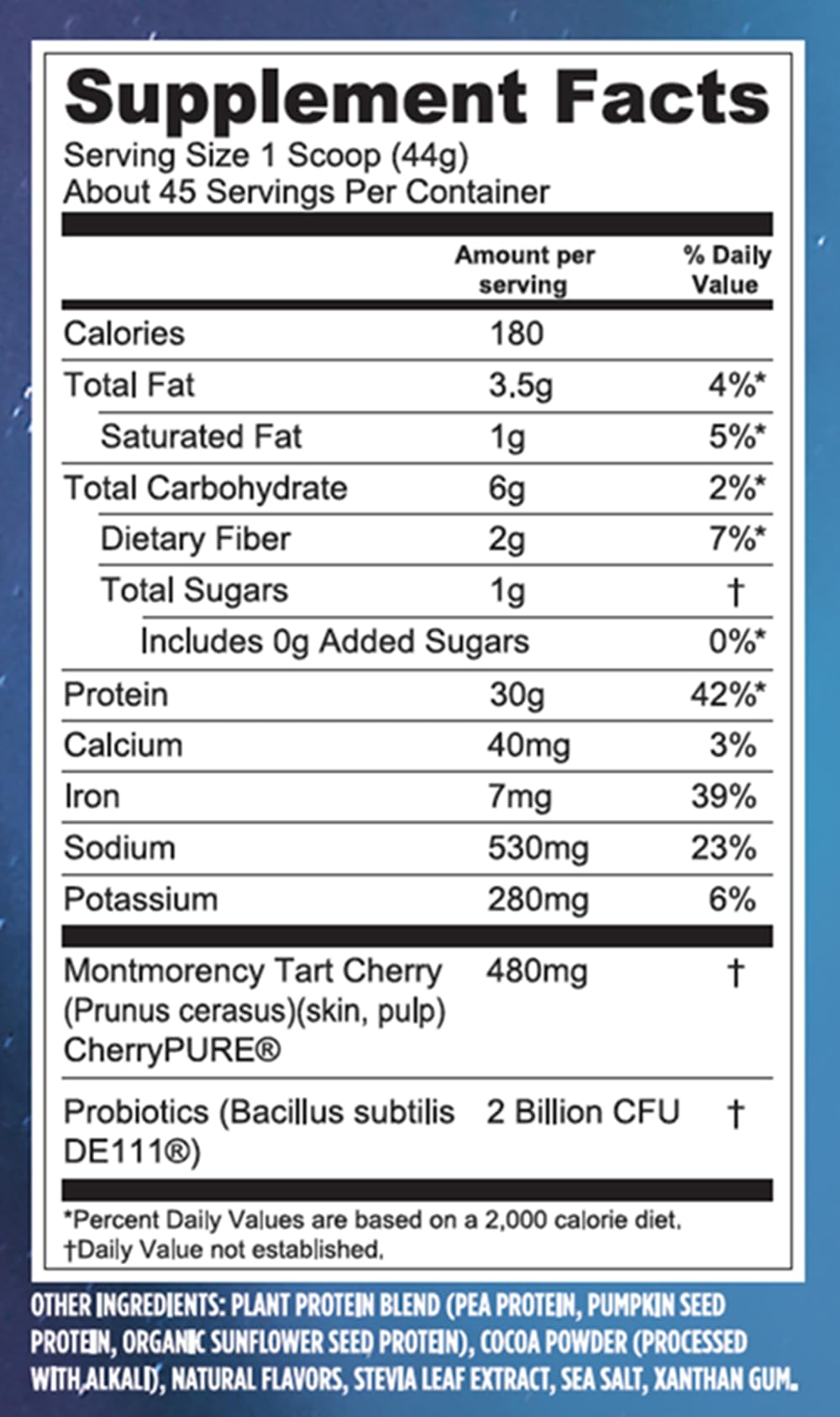 Vega Sport Vegan Protein tub with probiotic icon for added gut support