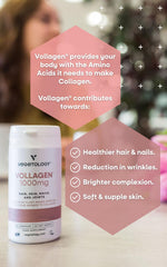 VEGETOLOGY Vollagen packaging emphasizes eco-friendly materials.