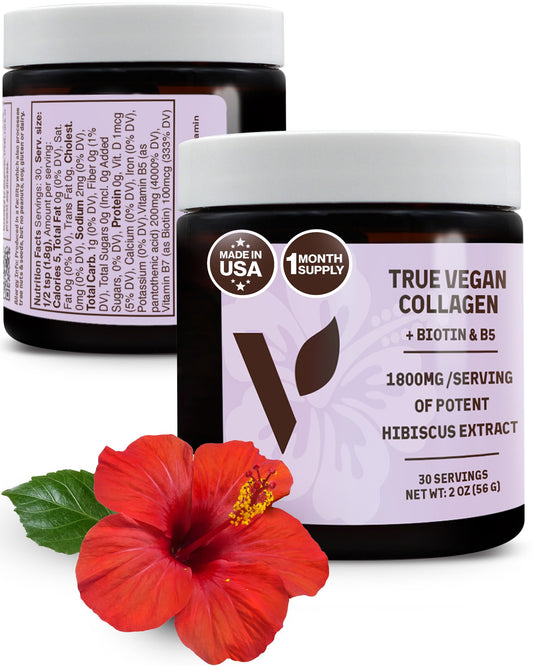 Veggimins True Vegan Collagen bottle for daily beauty support
