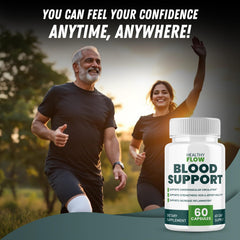 VegHerbs Healthy Flow label displays official formula and ingredients for confidence