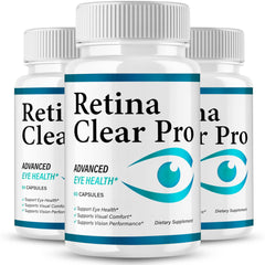 VegHerbs Retina Clear Pro bottle pack for premium eye health support.