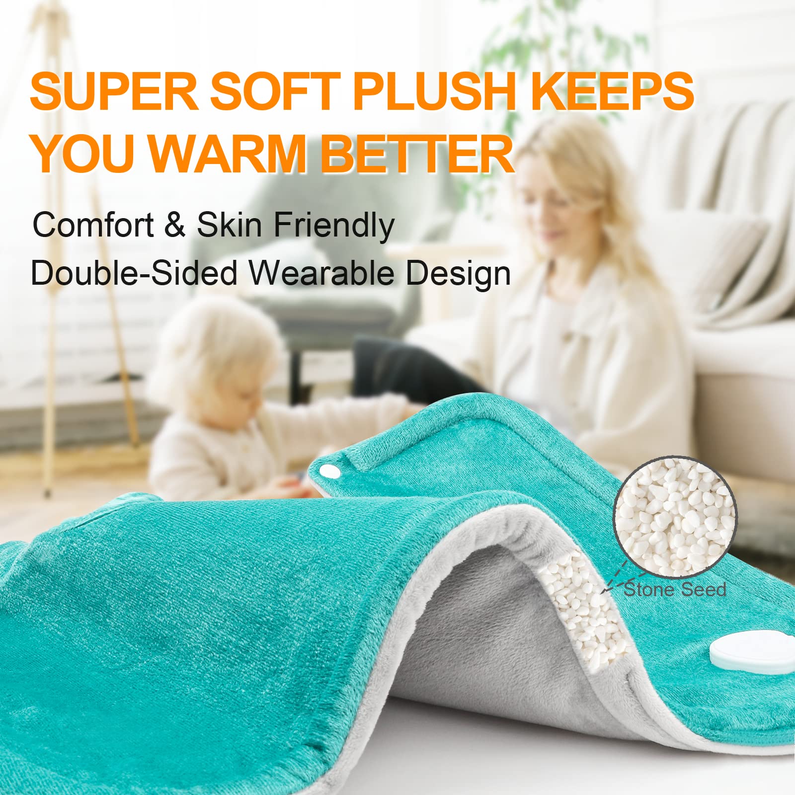 VEKOZI soft fabric cover offers daily comfort and easy care.