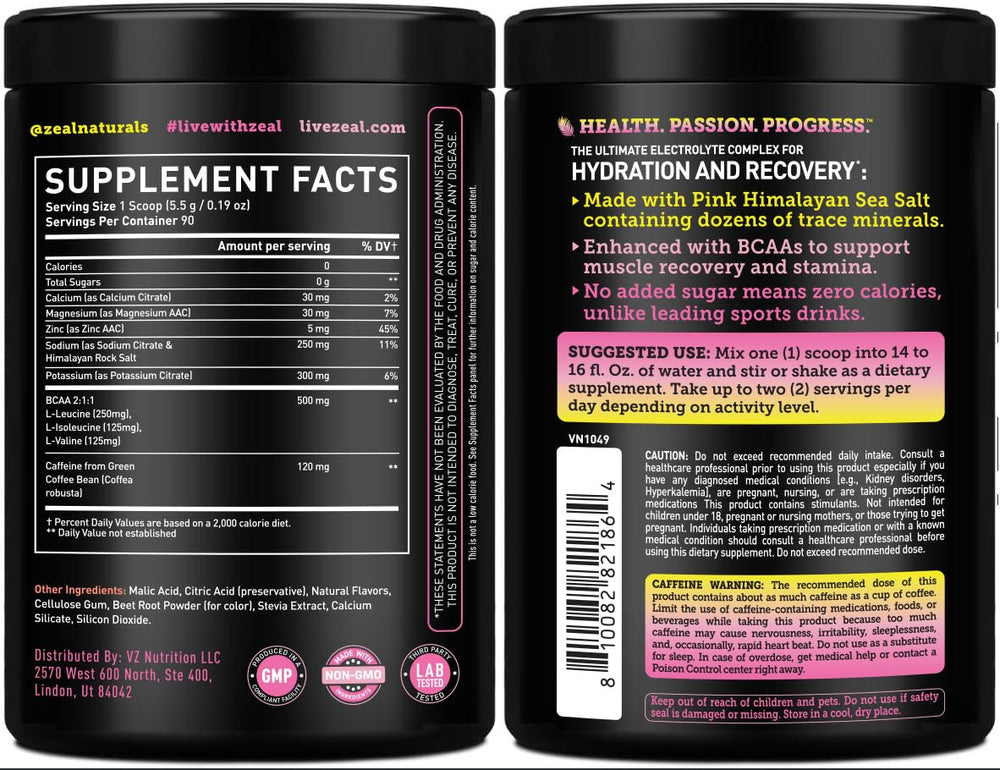 Véla Pre-Workout lemon-berry dissolving in water shows rapid hydration and BCAAs.